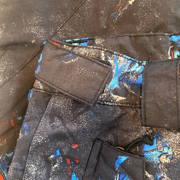 Columbia Gloves Off Titanium boy's size 10/12 splatter paint snow pants EUC - Picture 5 of 11